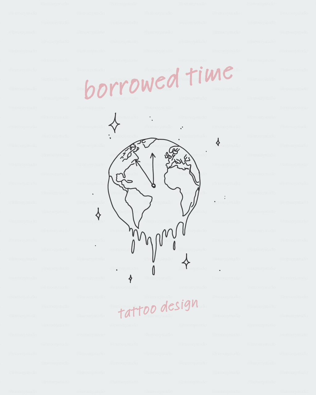 borrowed time — tattoo design