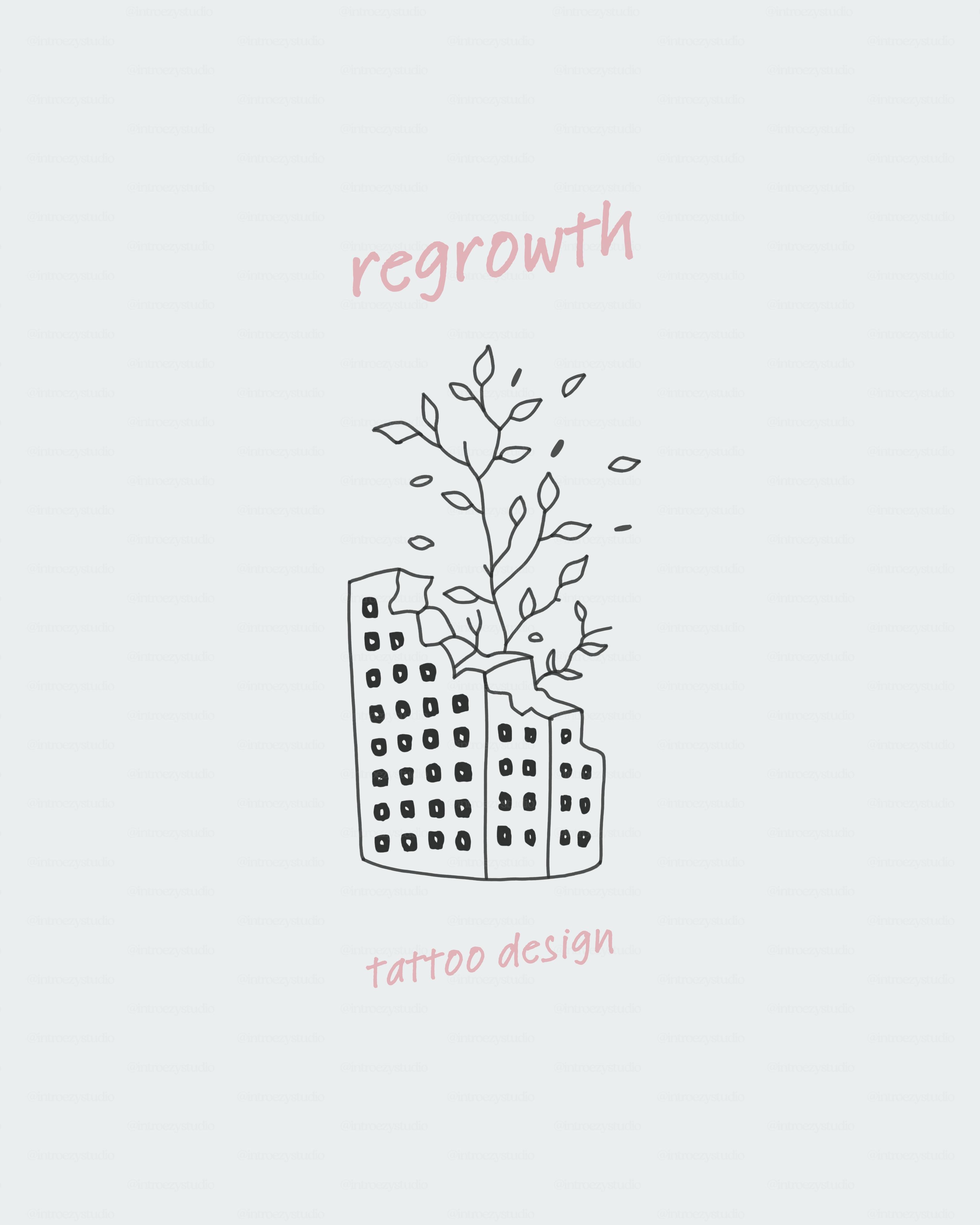 regrowth — tattoo design